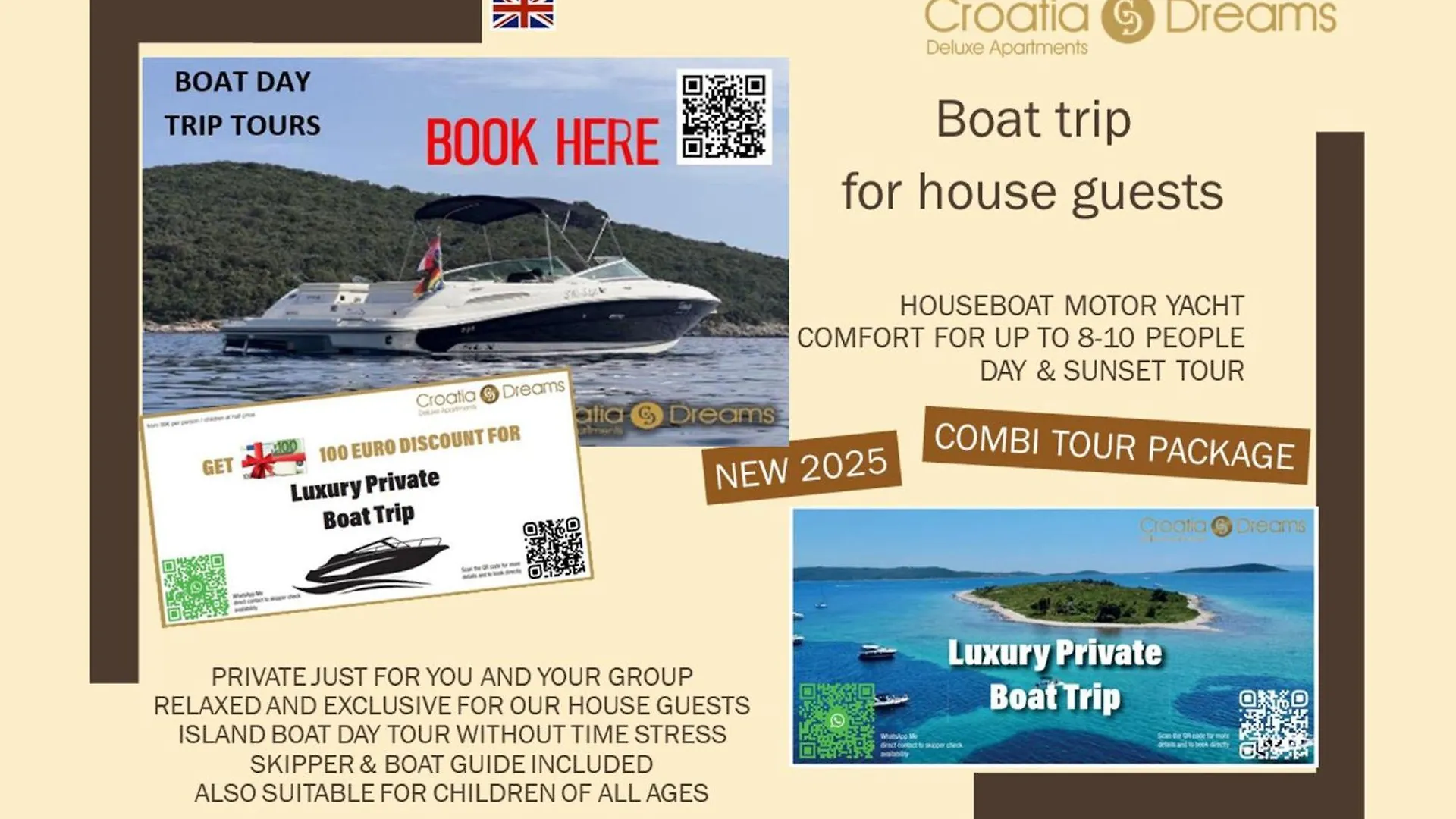Oceanview Deluxe Penthouse Apartment With 89M2 Living Space & 90M2 Roof Terrace Trogir